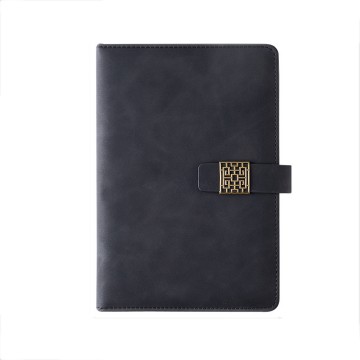 PU Leather Cover Notebook with Magnetic Buckle